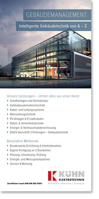 Flyer Gebäudetechnik