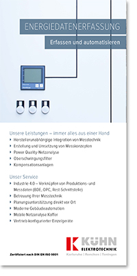 Flyer Energiedatenerfassung